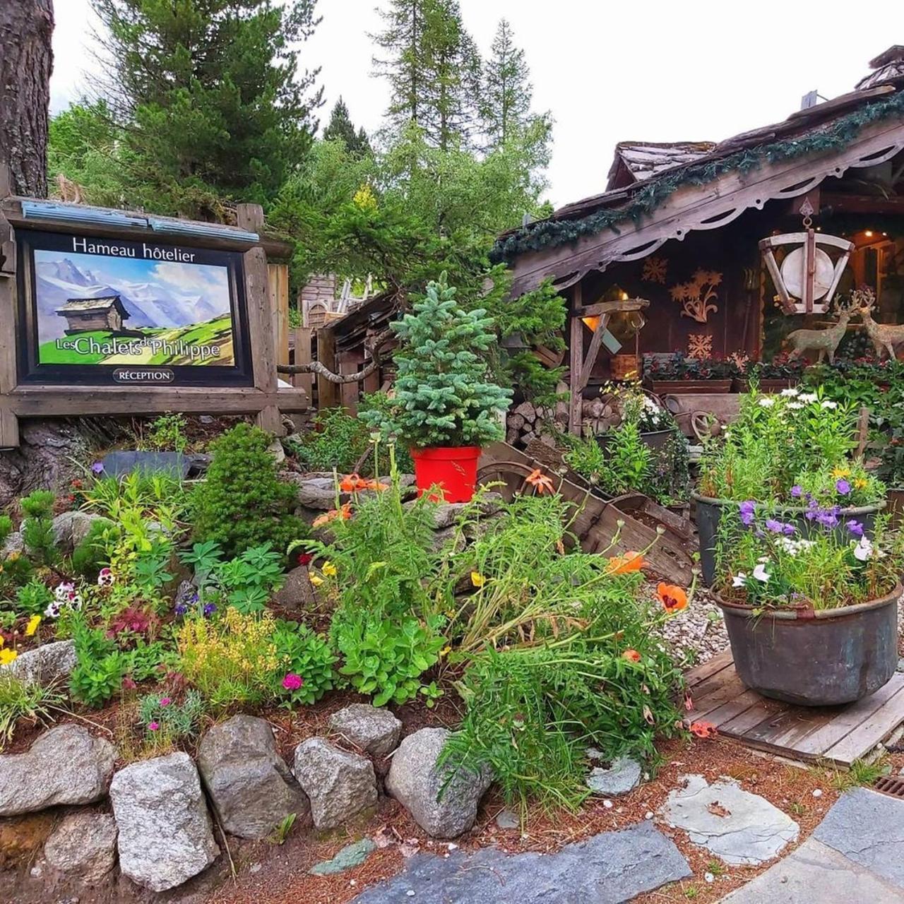 Hotel Les Chalets De Philippe Avec Jacuzzis Privatifs Chamonix Exterior foto