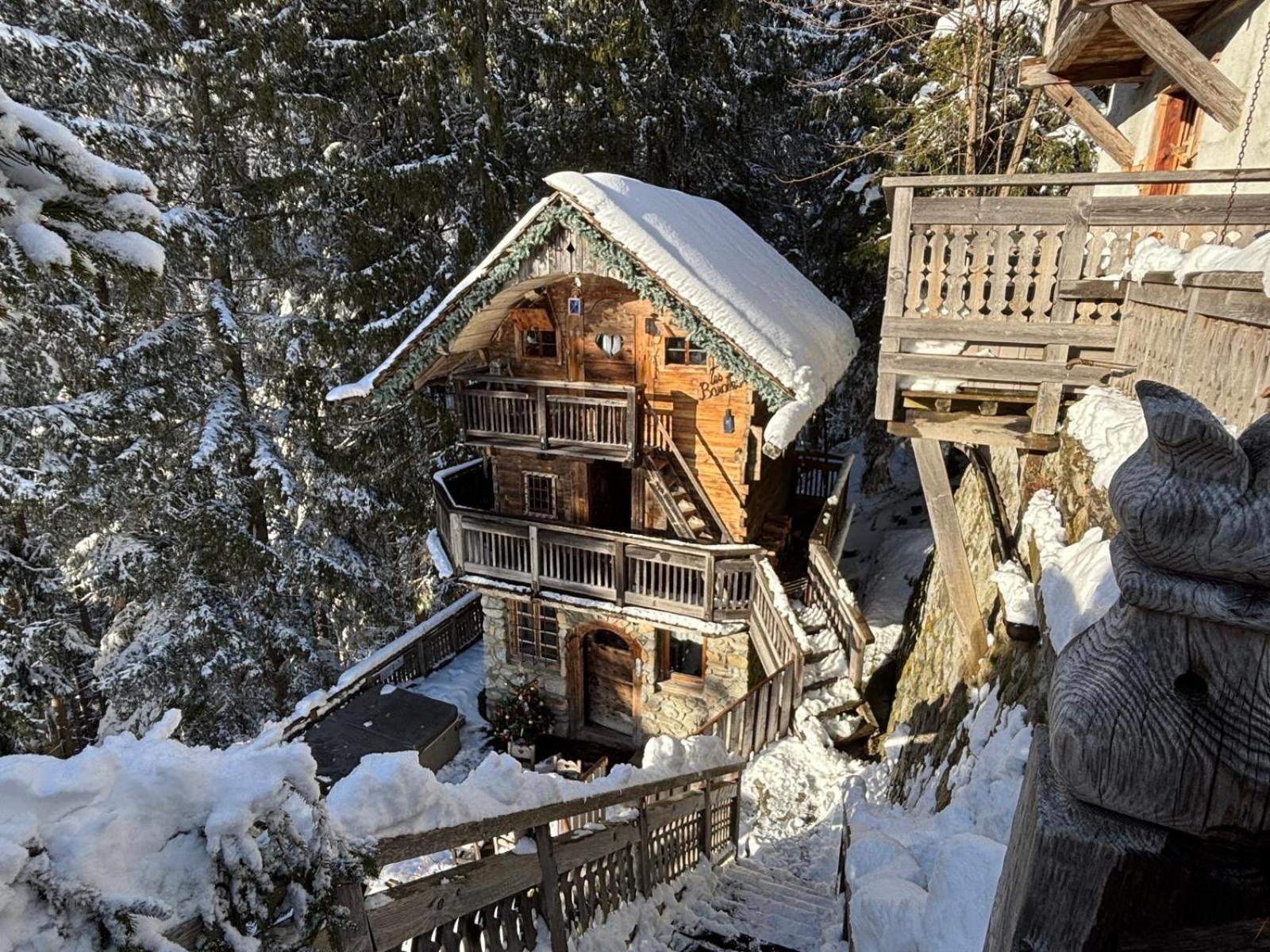 Hotel Les Chalets De Philippe Avec Jacuzzis Privatifs Chamonix Exterior foto